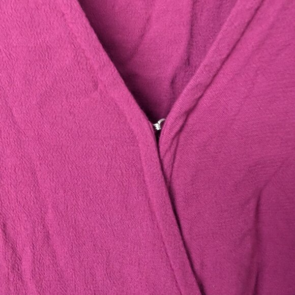 Old Navy Waist-Defined Flutter-Sleeve Midi Wrap Dress - XL - Picture 5 of 8